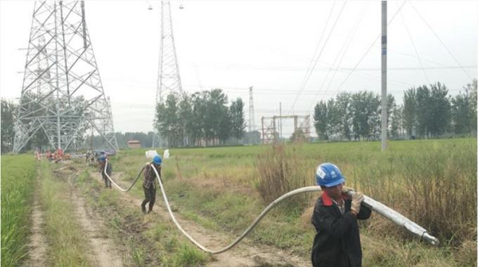 山西晉北—南京±800千伏特高壓直流輸電線(xiàn)路工程銅山段竣工