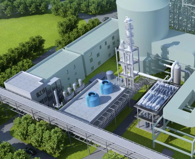 亞洲首個燃煤電廠碳捕集測試平臺項目開工了！