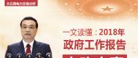 一文讀懂李克強(qiáng)總理2018年政府工作報(bào)告中電改大事！