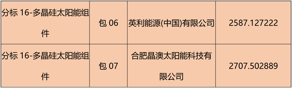 國(guó)網(wǎng)2018綜合能源服務(wù)項(xiàng)目招標(biāo)光伏組件、逆變器中標(biāo)名單