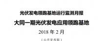 大同一期光伏發(fā)電領(lǐng)跑基地運(yùn)行監(jiān)測(cè)月報(bào)發(fā)布 各大企業(yè)表現(xiàn)如何？
