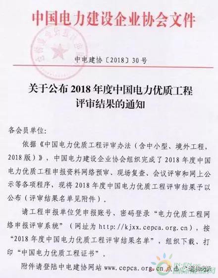 7個(gè)風(fēng)電工程獲獎(jiǎng)！2018中國(guó)電力優(yōu)質(zhì)工程評(píng)審結(jié)果名單出爐！（附詳細(xì)名單）