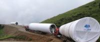 四川能投風(fēng)電會東雪山風(fēng)電場項目大件運輸圓滿收官