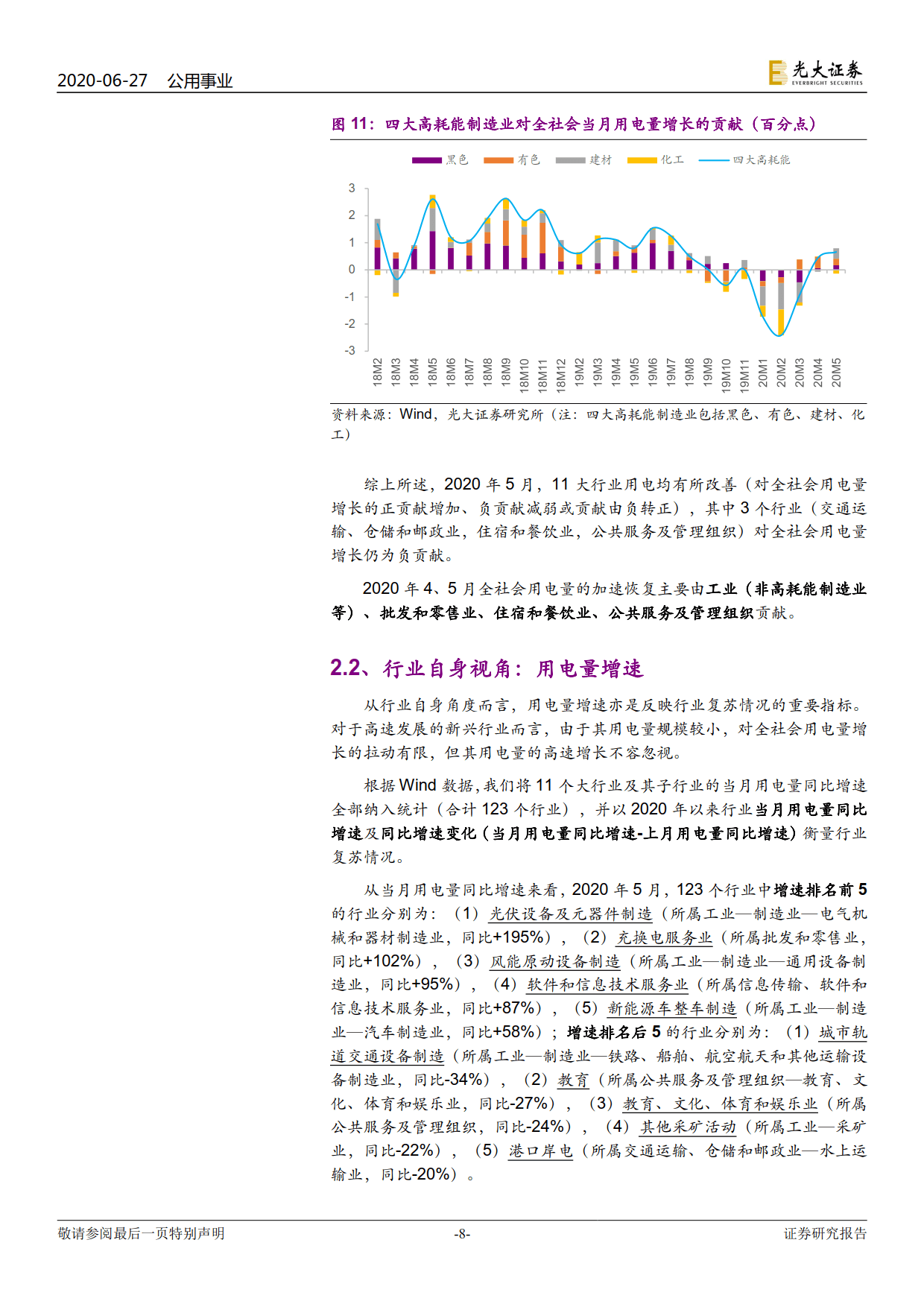 電力視角看復(fù)蘇：行業(yè)用電分化幾何？